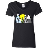 T-Shirts Black / S Be Different Women's V-Neck T-Shirt