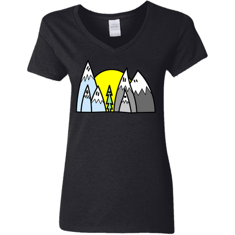 T-Shirts Black / S Be Different Women's V-Neck T-Shirt