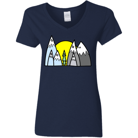 T-Shirts Navy / S Be Different Women's V-Neck T-Shirt