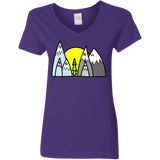 T-Shirts Purple / S Be Different Women's V-Neck T-Shirt