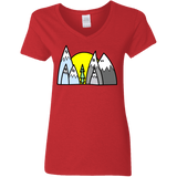 T-Shirts Red / S Be Different Women's V-Neck T-Shirt