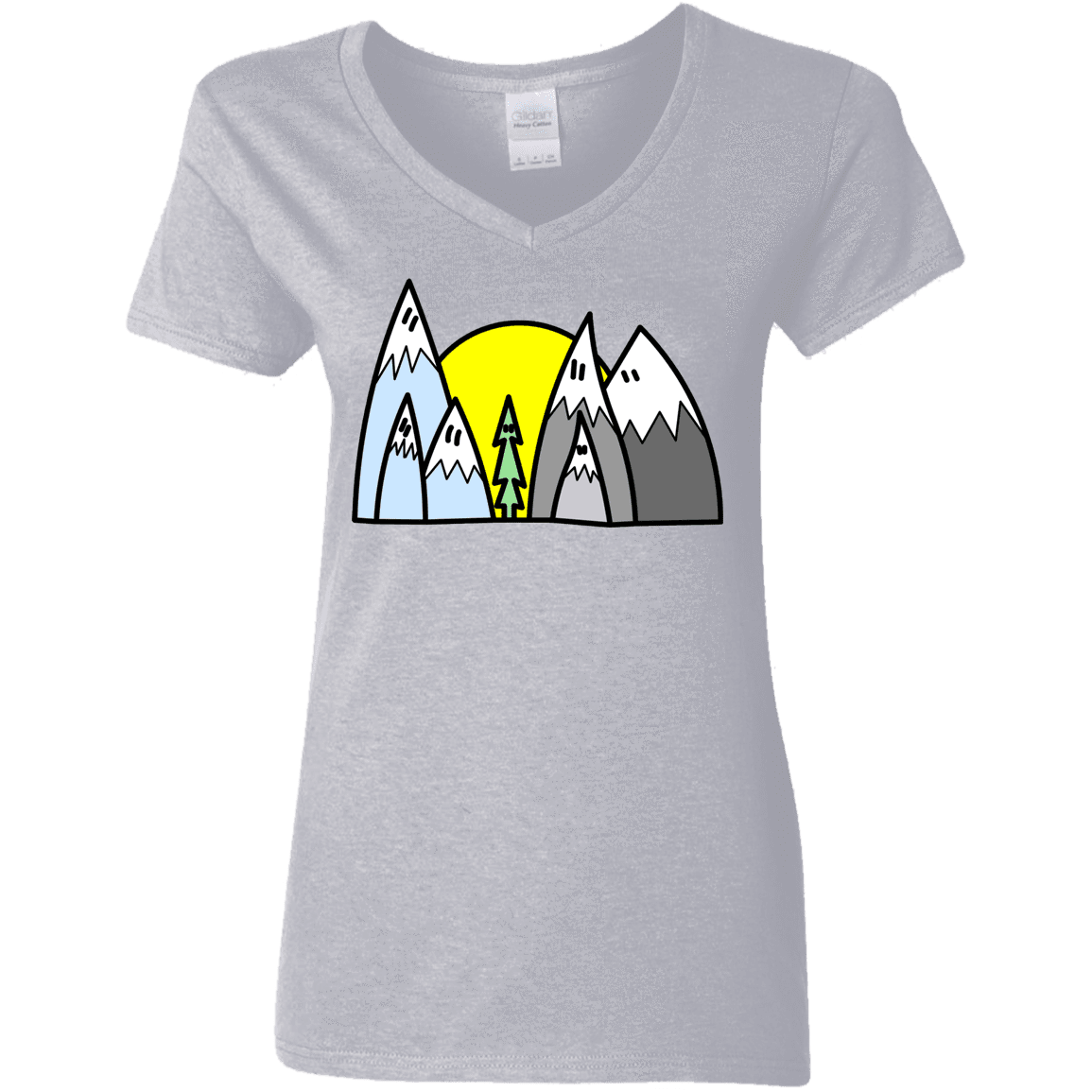 T-Shirts Sport Grey / S Be Different Women's V-Neck T-Shirt