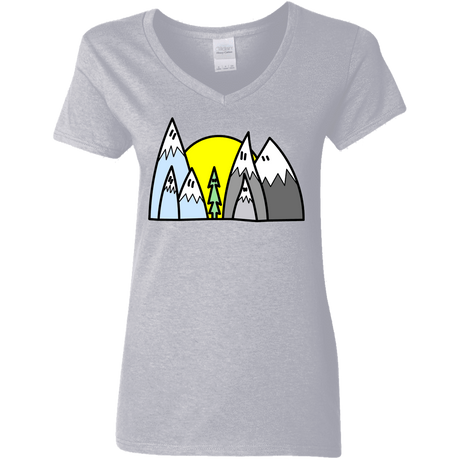 T-Shirts Sport Grey / S Be Different Women's V-Neck T-Shirt