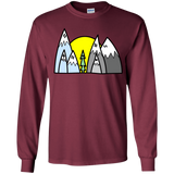 T-Shirts Maroon / YS Be Different Youth Long Sleeve T-Shirt