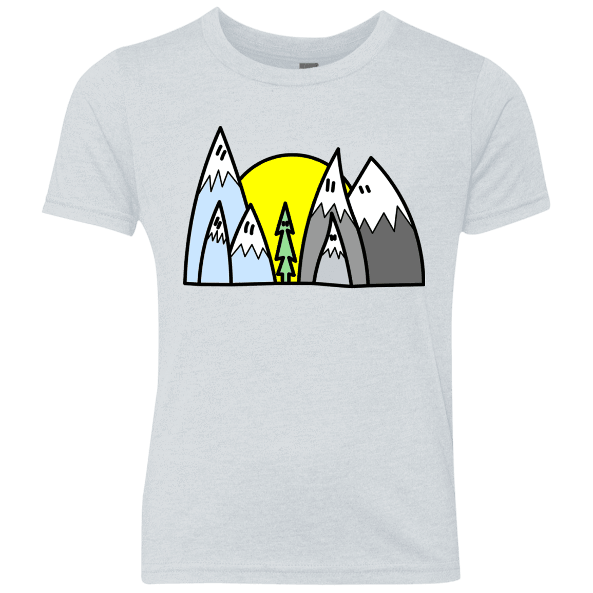 T-Shirts Heather White / YXS Be Different Youth Triblend T-Shirt