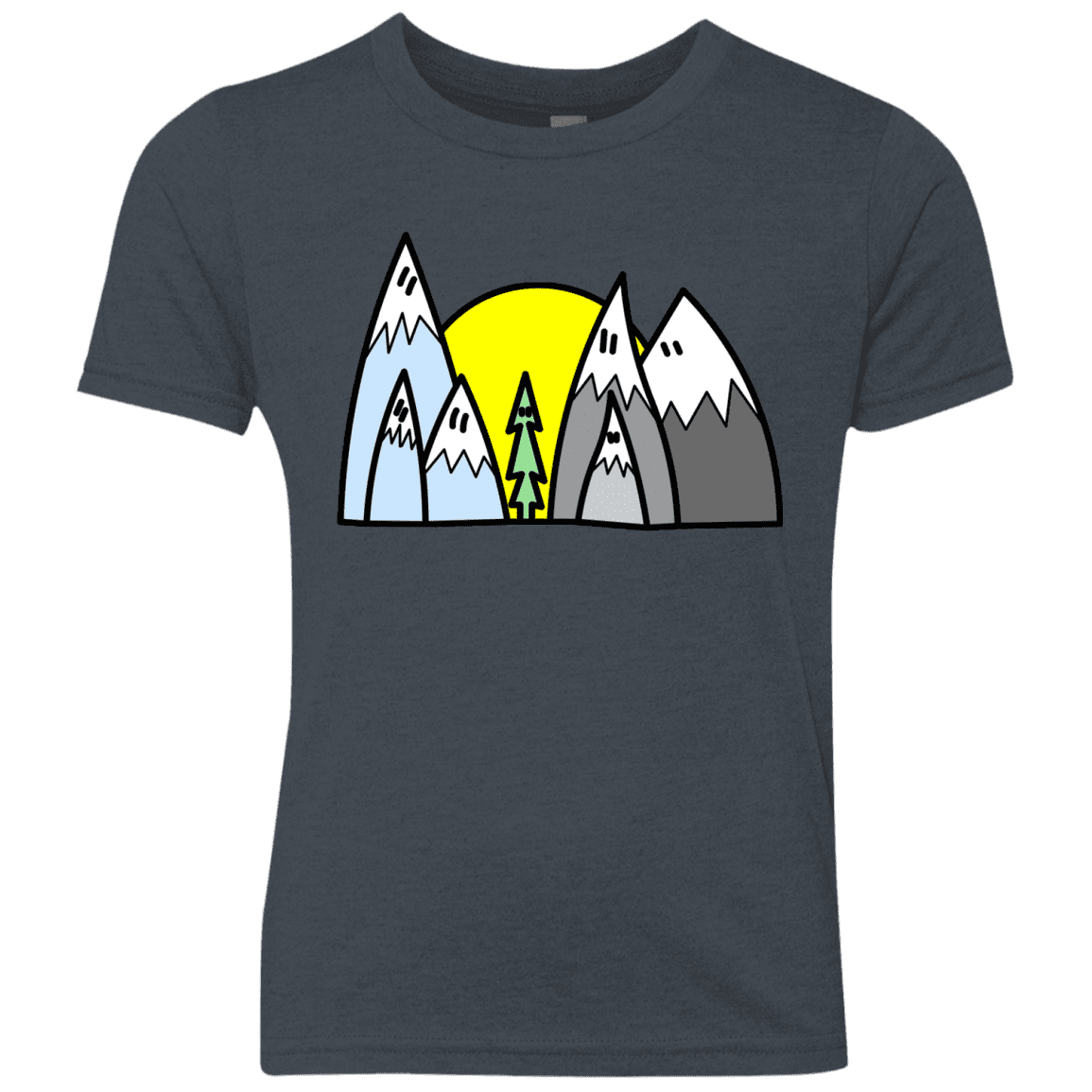 T-Shirts Vintage Navy / YXS Be Different Youth Triblend T-Shirt