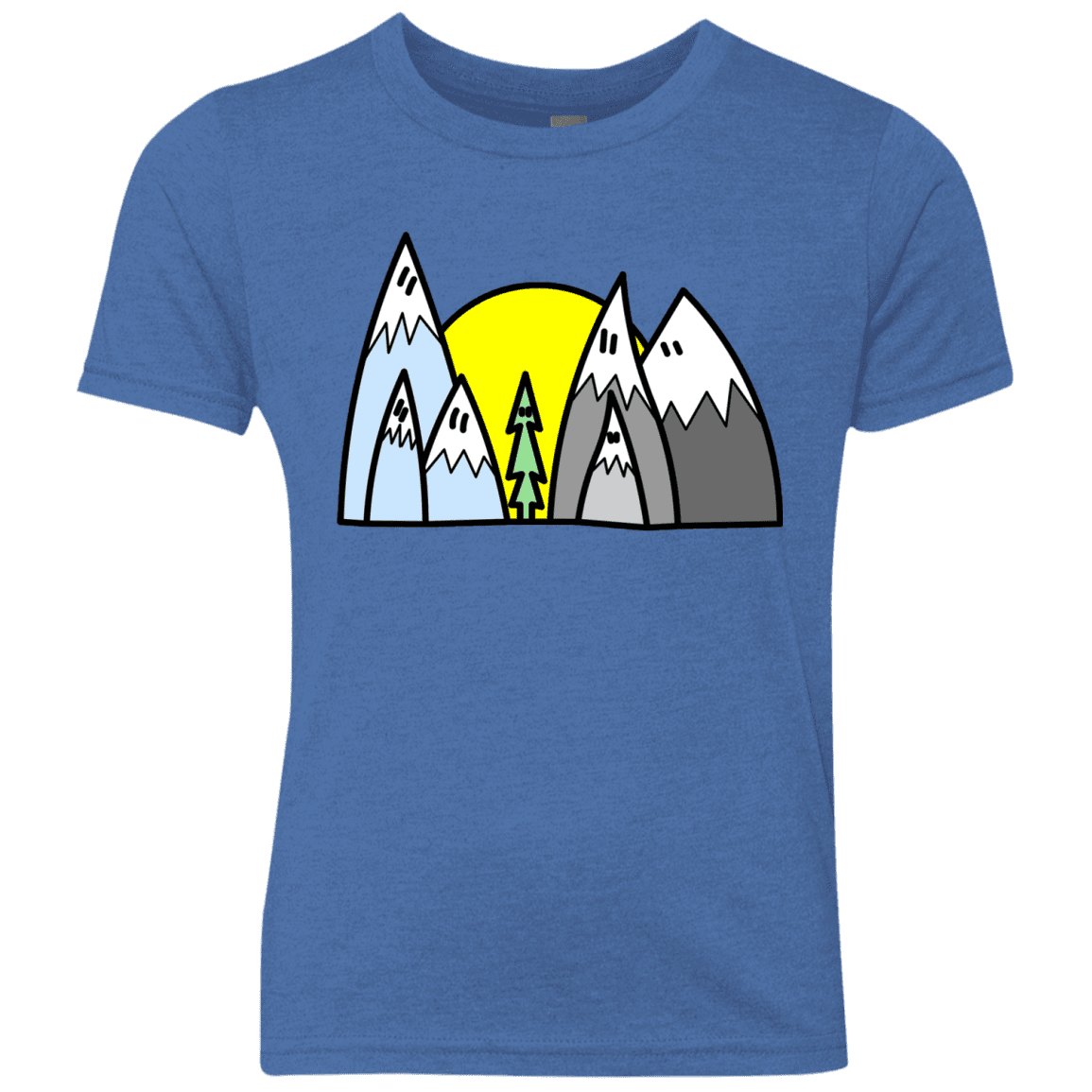 T-Shirts Vintage Royal / YXS Be Different Youth Triblend T-Shirt