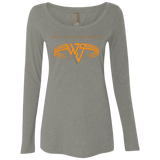 T-Shirts Venetian Grey / Small Be Excellent To Each Other Women's Triblend Long Sleeve Shirt