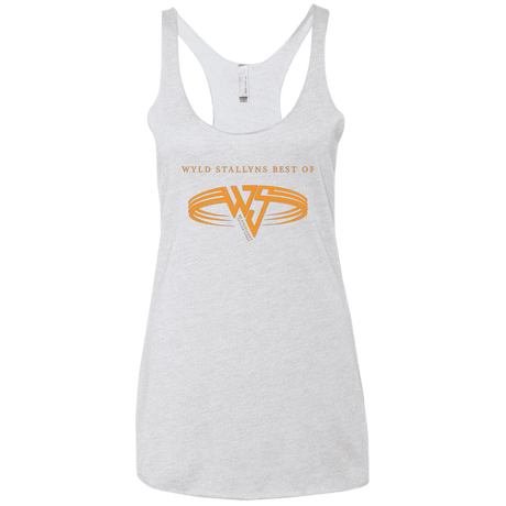 T-Shirts Heather White / X-Small Be Excellent To Each Other Women's Triblend Racerback Tank