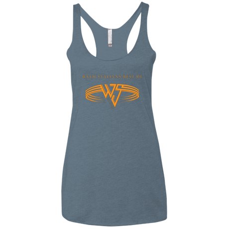 T-Shirts Indigo / X-Small Be Excellent To Each Other Women's Triblend Racerback Tank