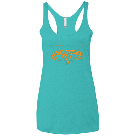 T-Shirts Tahiti Blue / X-Small Be Excellent To Each Other Women's Triblend Racerback Tank