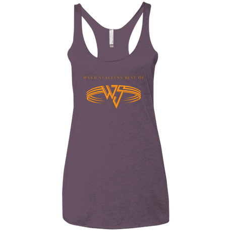 T-Shirts Vintage Purple / X-Small Be Excellent To Each Other Women's Triblend Racerback Tank