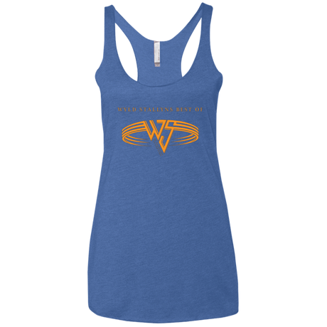 T-Shirts Vintage Royal / X-Small Be Excellent To Each Other Women's Triblend Racerback Tank