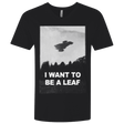 T-Shirts Black / X-Small Be Leaf Men's Premium V-Neck