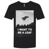T-Shirts Black / X-Small Be Leaf Men's Premium V-Neck