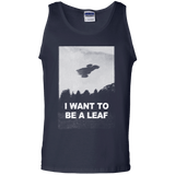 T-Shirts Navy / S Be Leaf Men's Tank Top