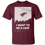 T-Shirts Maroon / S Be Leaf T-Shirt
