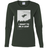 T-Shirts Forest / S Be Leaf Women's Long Sleeve T-Shirt