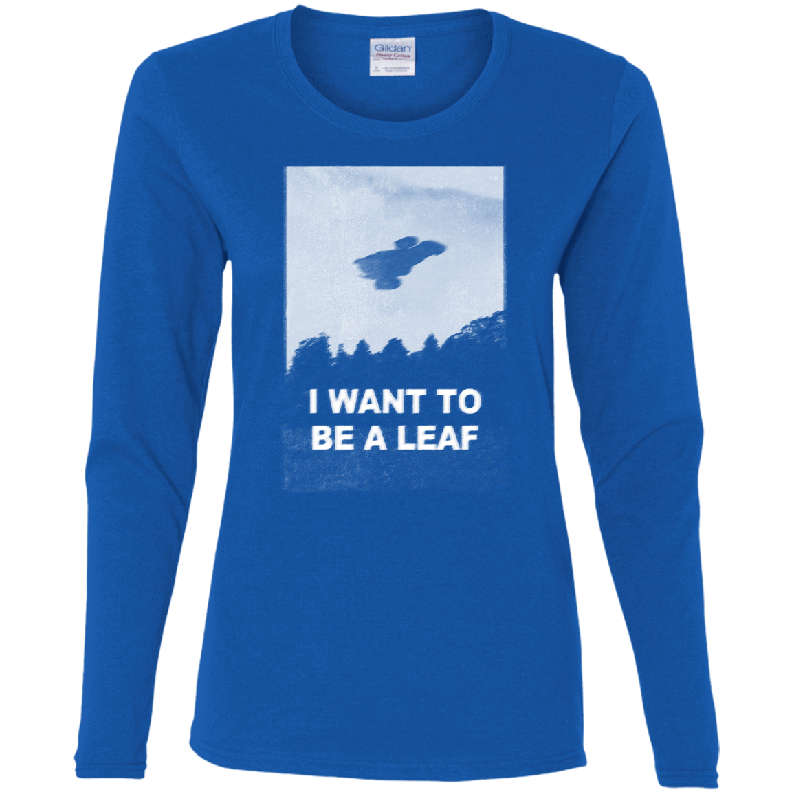 T-Shirts Royal / S Be Leaf Women's Long Sleeve T-Shirt
