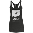 T-Shirts Vintage Black / X-Small Be Leaf Women's Triblend Racerback Tank