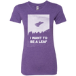 T-Shirts Purple Rush / S Be Leaf Women's Triblend T-Shirt