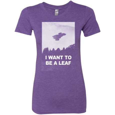 T-Shirts Purple Rush / S Be Leaf Women's Triblend T-Shirt