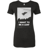 T-Shirts Vintage Black / S Be Leaf Women's Triblend T-Shirt