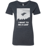 T-Shirts Vintage Navy / S Be Leaf Women's Triblend T-Shirt