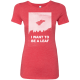 T-Shirts Vintage Red / S Be Leaf Women's Triblend T-Shirt