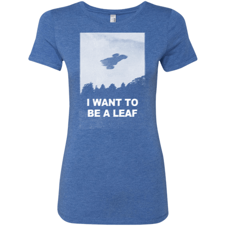 T-Shirts Vintage Royal / S Be Leaf Women's Triblend T-Shirt