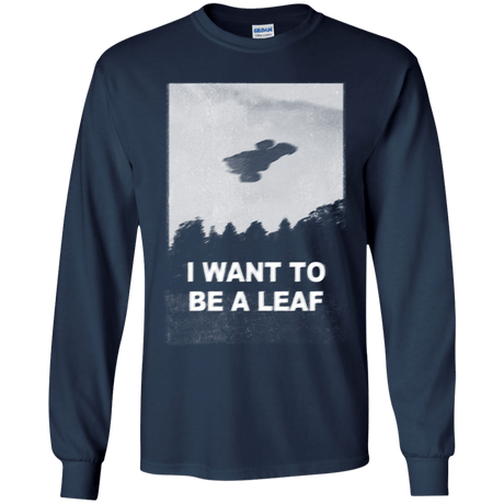 T-Shirts Navy / YS Be Leaf Youth Long Sleeve T-Shirt
