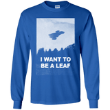 T-Shirts Royal / YS Be Leaf Youth Long Sleeve T-Shirt