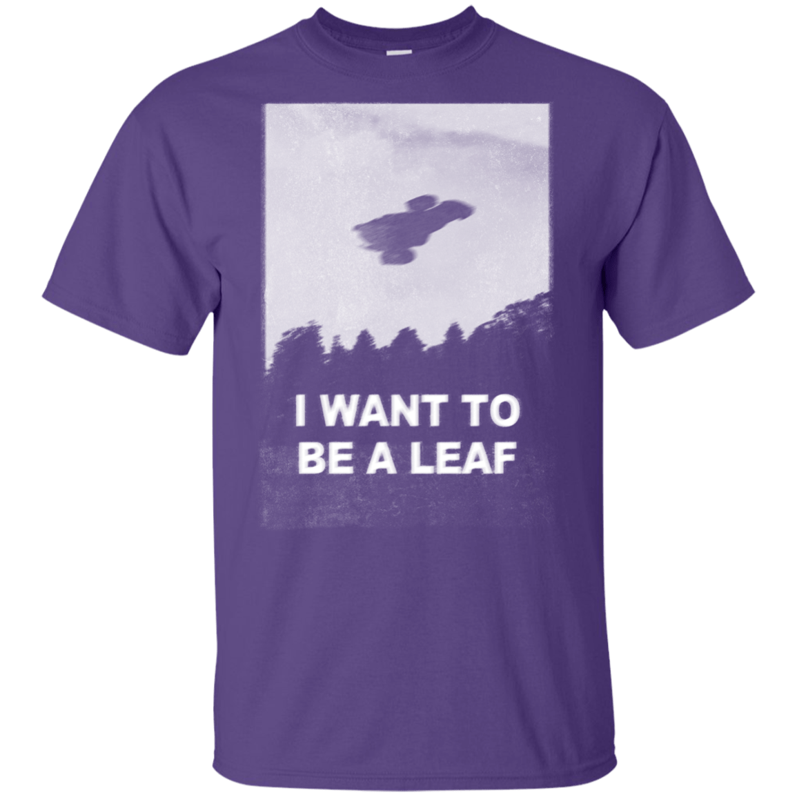 T-Shirts Purple / YXS Be Leaf Youth T-Shirt