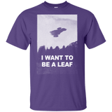 T-Shirts Purple / YXS Be Leaf Youth T-Shirt