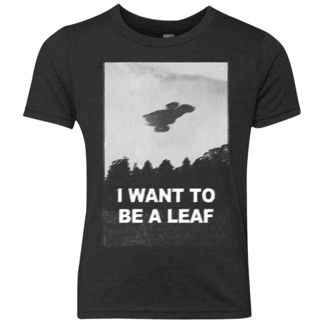 T-Shirts Vintage Black / YXS Be Leaf Youth Triblend T-Shirt