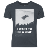 T-Shirts Vintage Navy / YXS Be Leaf Youth Triblend T-Shirt