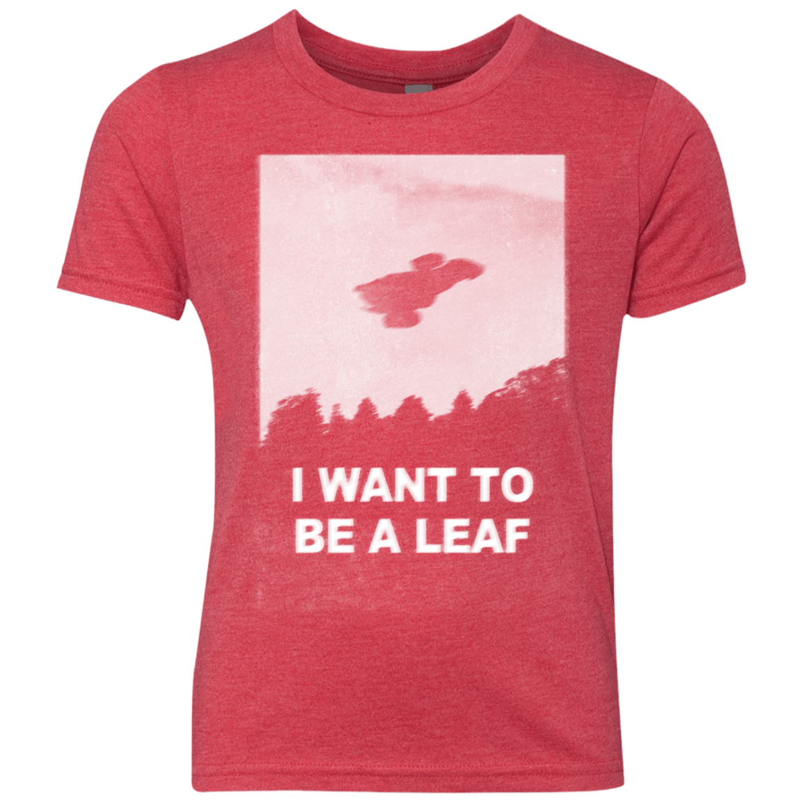 T-Shirts Vintage Red / YXS Be Leaf Youth Triblend T-Shirt