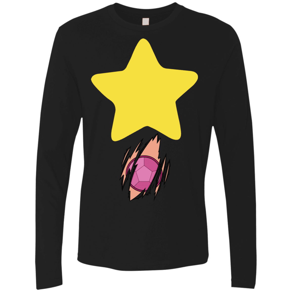 T-Shirts Black / S Be like Steven Men's Premium Long Sleeve