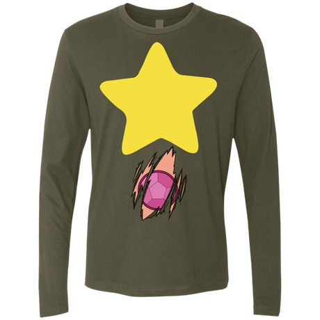 T-Shirts Military Green / S Be like Steven Men's Premium Long Sleeve