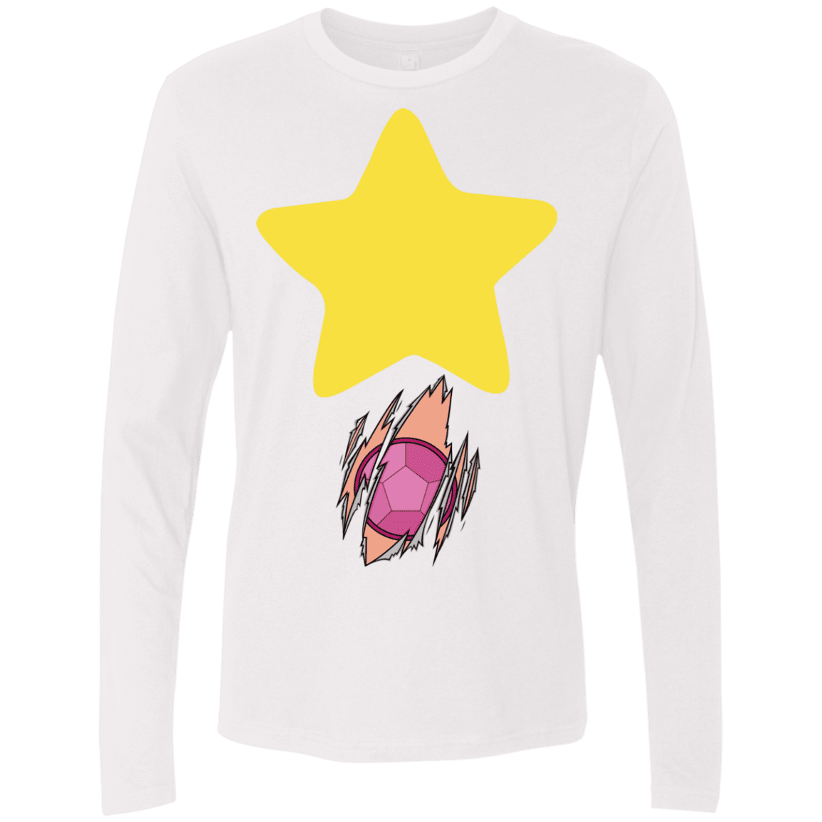 T-Shirts White / S Be like Steven Men's Premium Long Sleeve