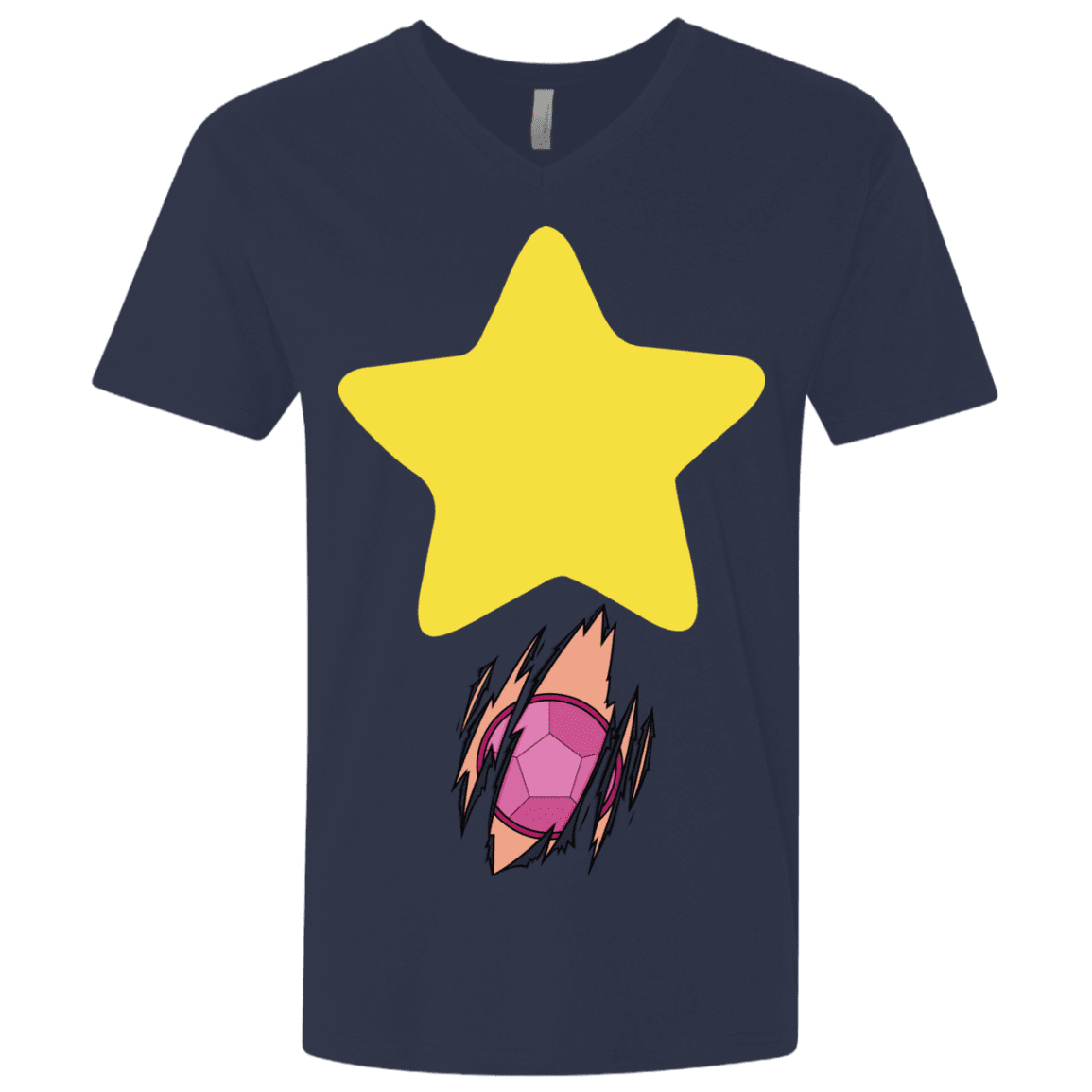 T-Shirts Midnight Navy / X-Small Be like Steven Men's Premium V-Neck