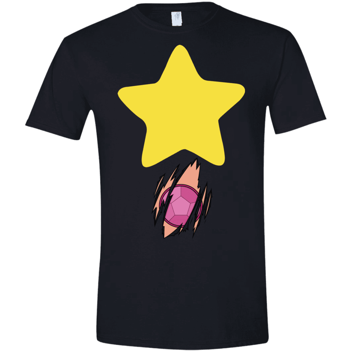 T-Shirts Black / X-Small Be like Steven Men's Semi-Fitted Softstyle