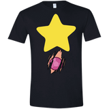 T-Shirts Black / X-Small Be like Steven Men's Semi-Fitted Softstyle