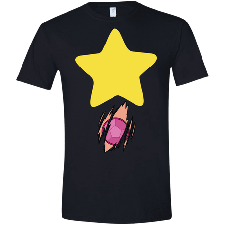 T-Shirts Black / X-Small Be like Steven Men's Semi-Fitted Softstyle