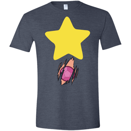 T-Shirts Heather Navy / S Be like Steven Men's Semi-Fitted Softstyle