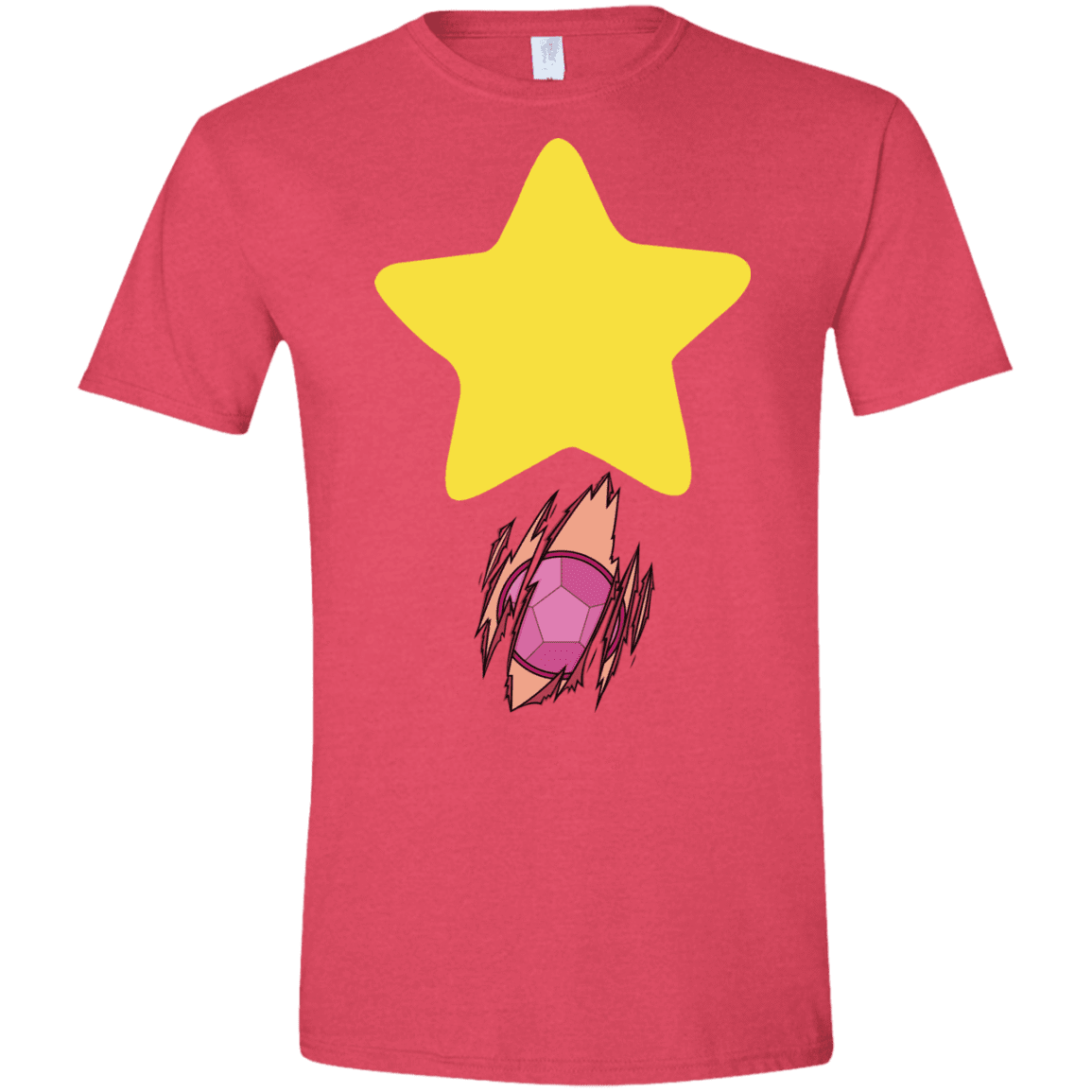 T-Shirts Heather Red / S Be like Steven Men's Semi-Fitted Softstyle