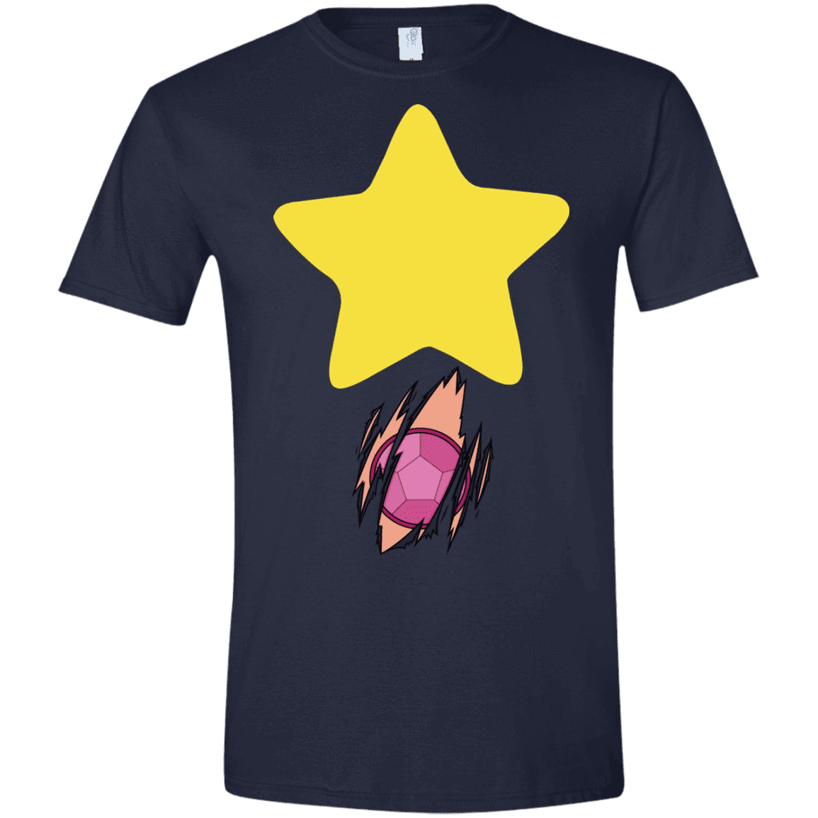 T-Shirts Navy / X-Small Be like Steven Men's Semi-Fitted Softstyle