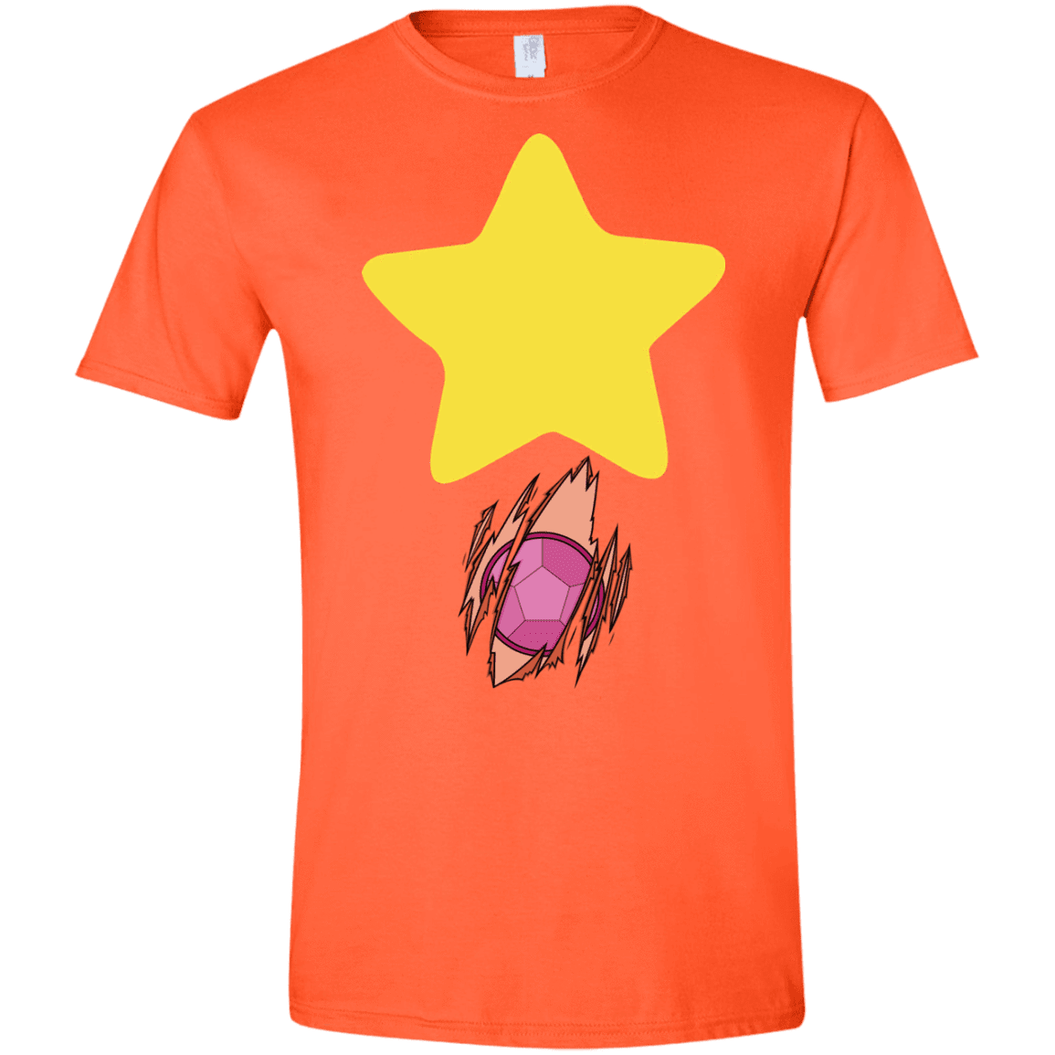 T-Shirts Orange / S Be like Steven Men's Semi-Fitted Softstyle