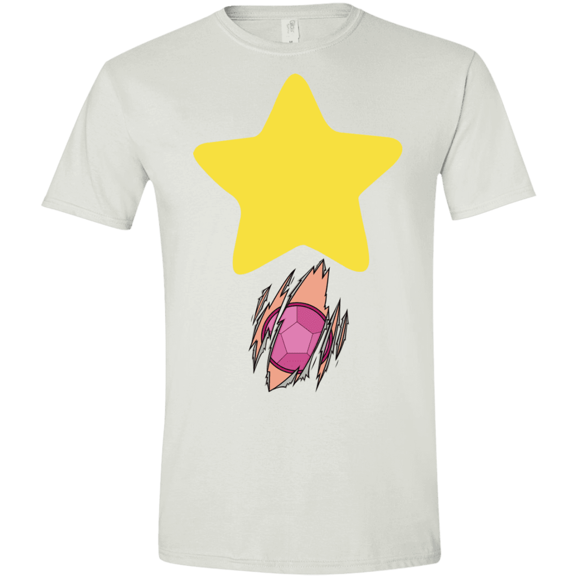 T-Shirts White / X-Small Be like Steven Men's Semi-Fitted Softstyle