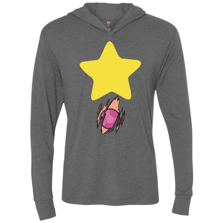 T-Shirts Premium Heather / X-Small Be like Steven Triblend Long Sleeve Hoodie Tee